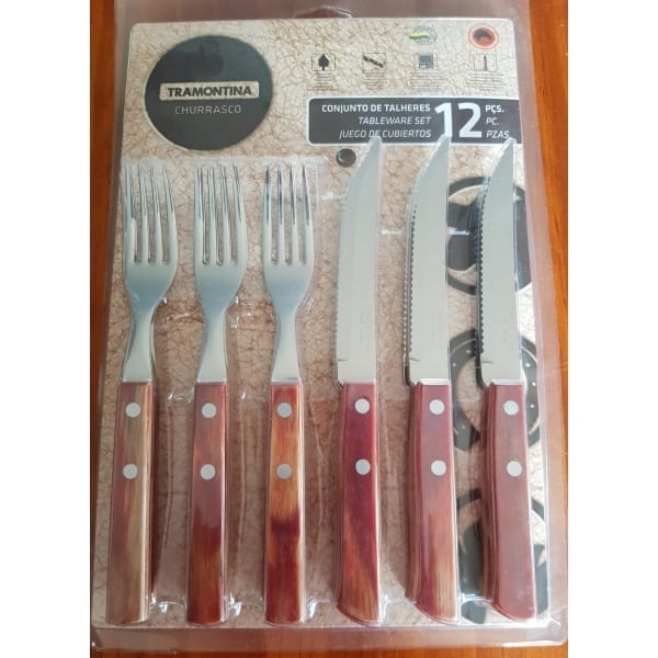 Tramontina Churrasco Tableware Set Knives & Forks 12Pc (21199/411)